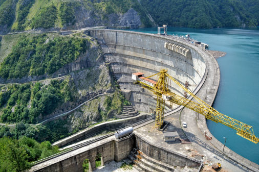 Dam construction 